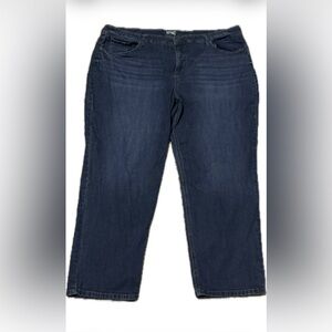 Terra & Sky Dark Blue Straight Leg Jeans